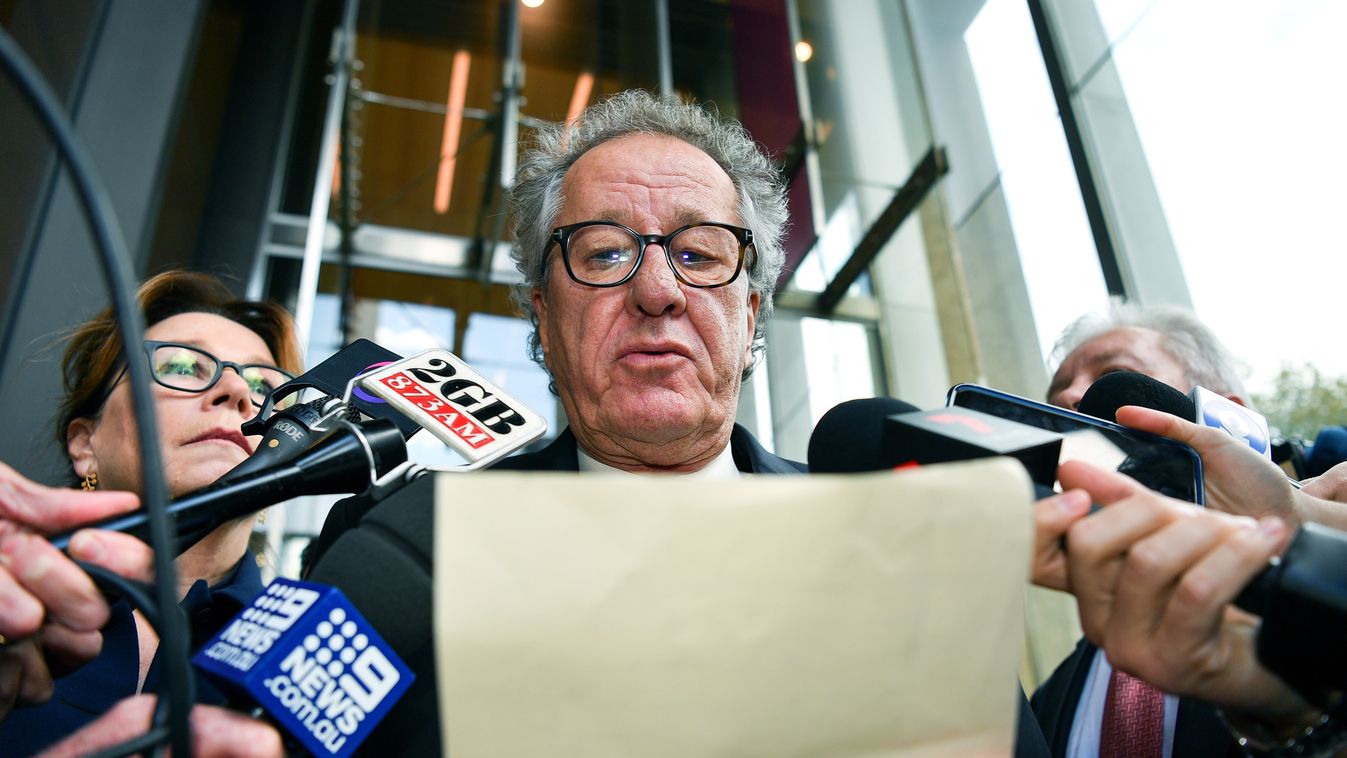A bíróság kimondta: nem szexuális ragadozó Geoffrey Rush