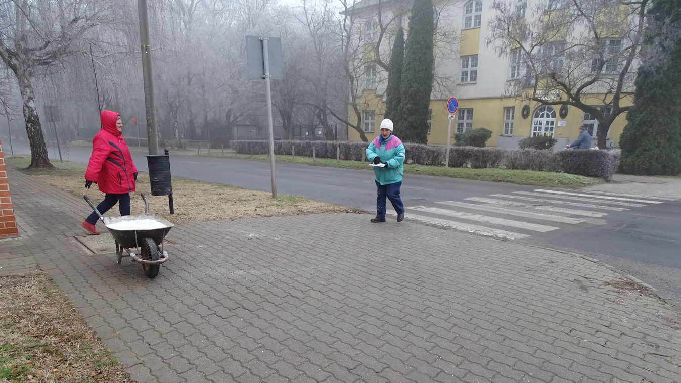 Bácsalmáson is szükség van a síkosságmentesítésre