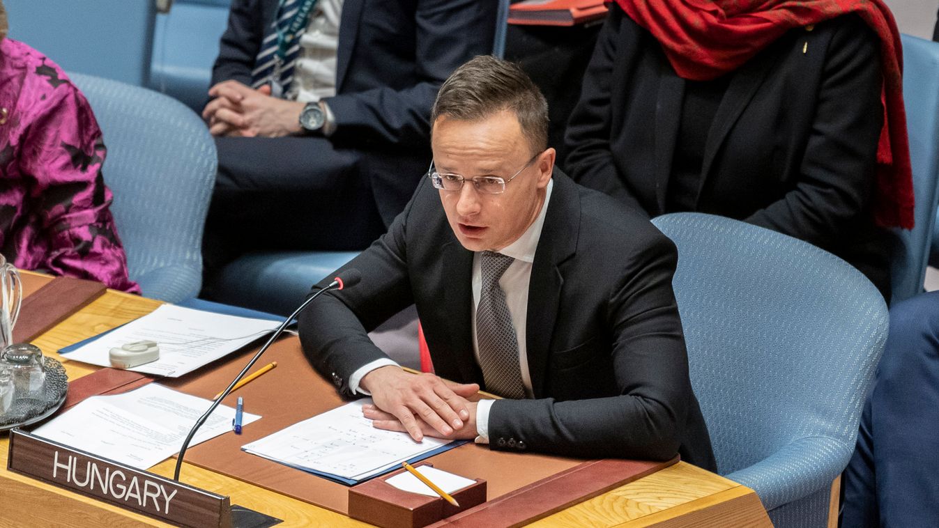Szijjártó Péter: az ENSZ-nek fel kell lépnie a közel-keleti feszültség csillapítása érdekében
