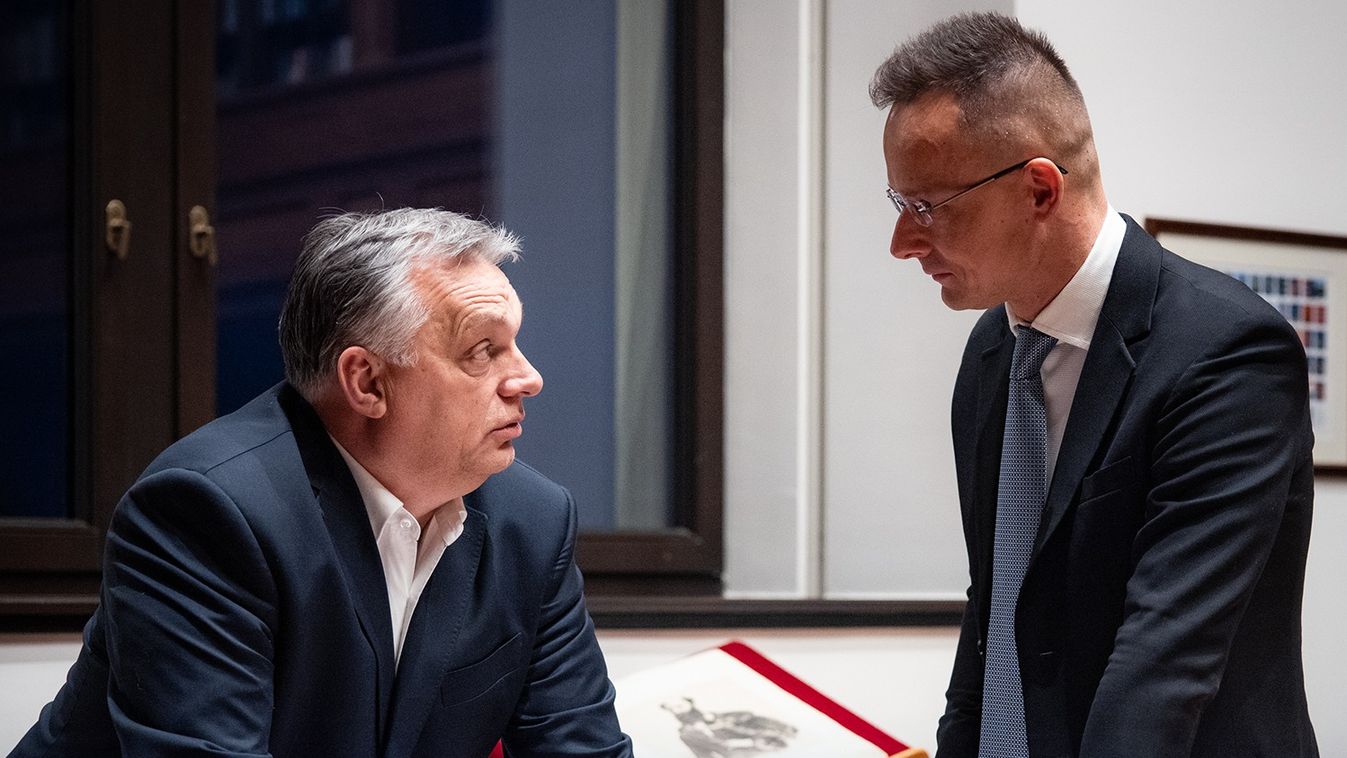 Orbán Viktor: helyzetértékelés Szijjártó Péterrel