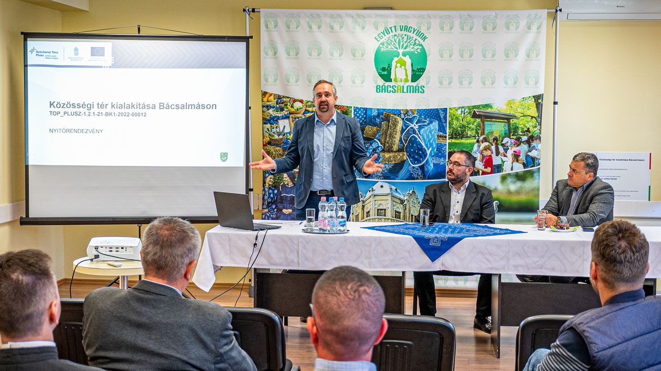 Szabadtéri rendezvényeknek is otthont adó közösségi teret építenek Bácsalmás