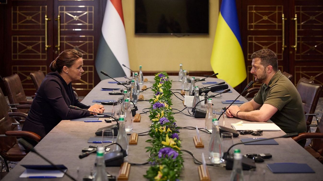 Így vélekedik Novák Katalin a Zelenszkijjel folytatott tárgyalásról