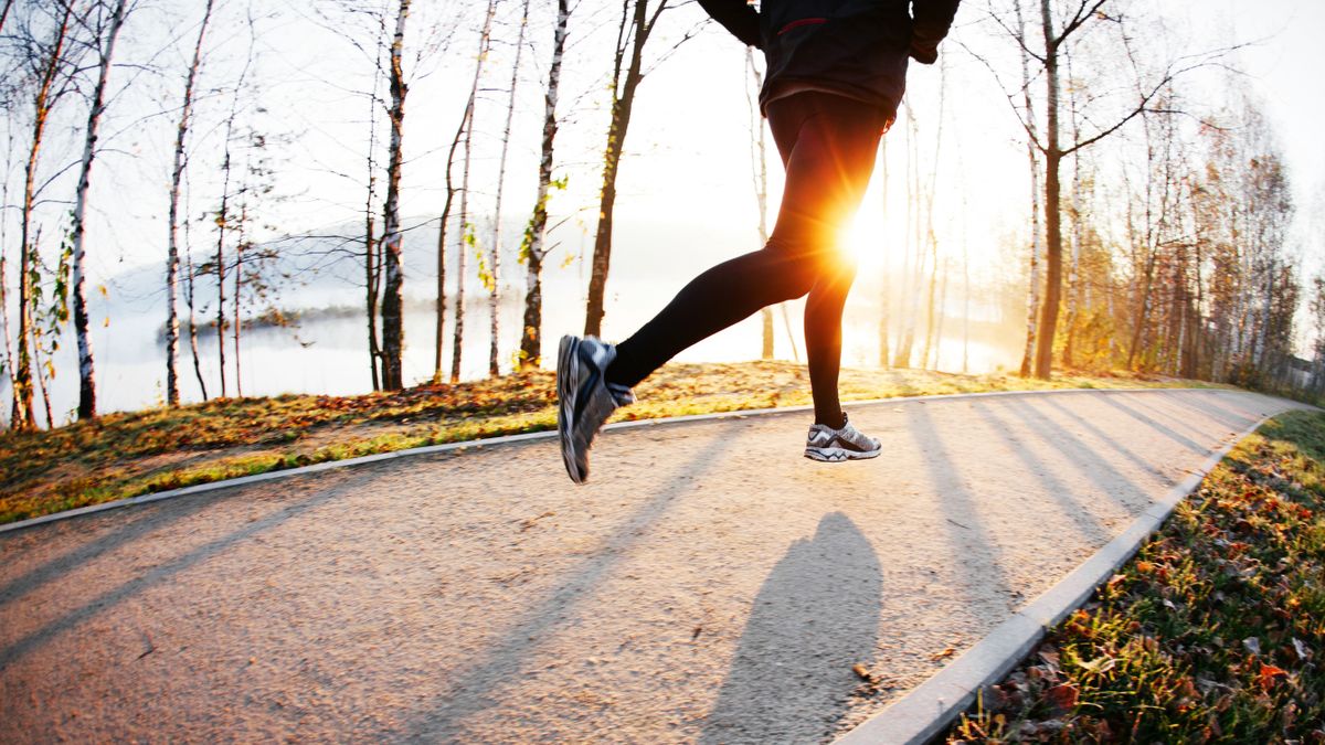 Man,Run,At,Autumn,Morning.,Healthy,Lifestyle,Concept