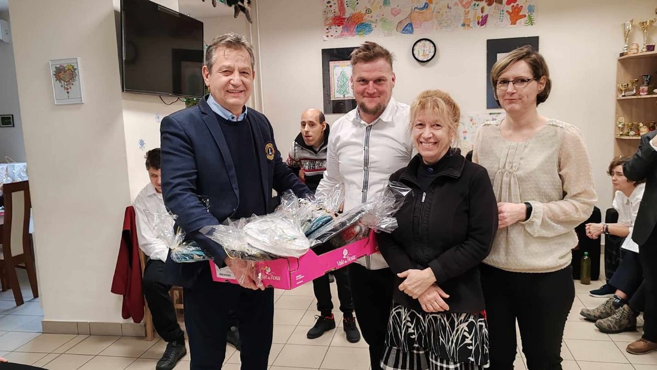 Decemberben folyamatosan jótékonykodott a Szent László Lions Club