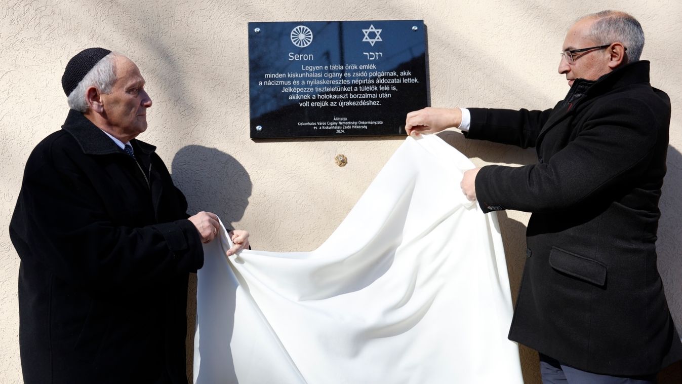 BAON – A holokauszt halasi cigány és zsidó áldozatainak emlékére helyeztek el emléktáblát – galériával