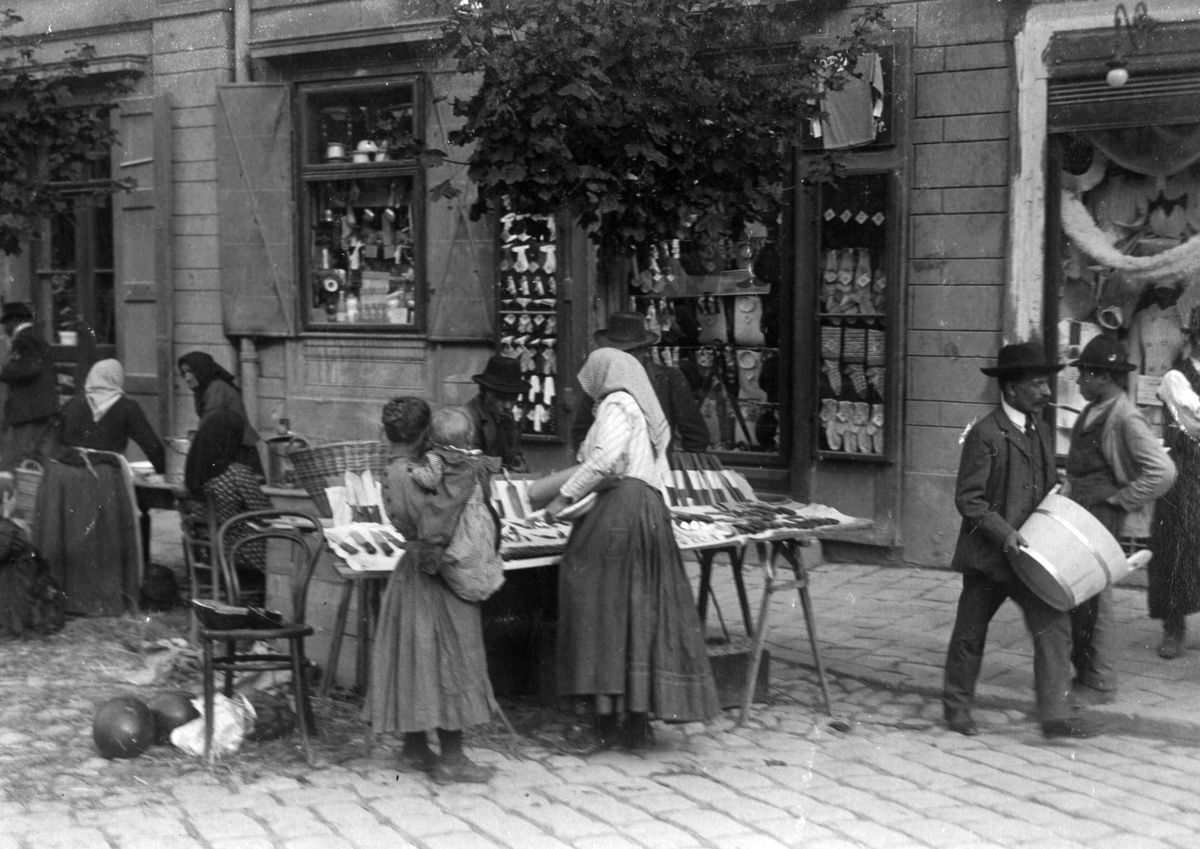 piac, nosztalgia fortepan, régi fénykép