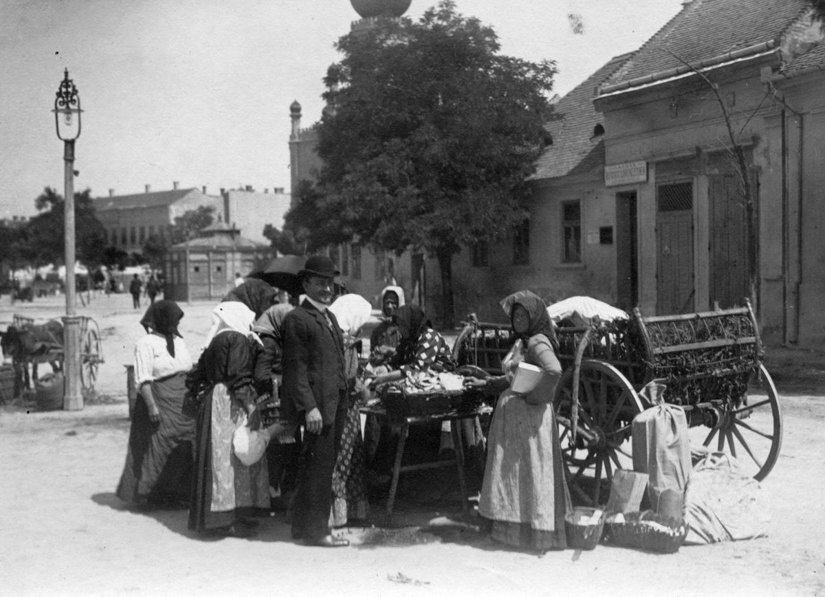 piac, nosztalgia fortepan, régi fénykép