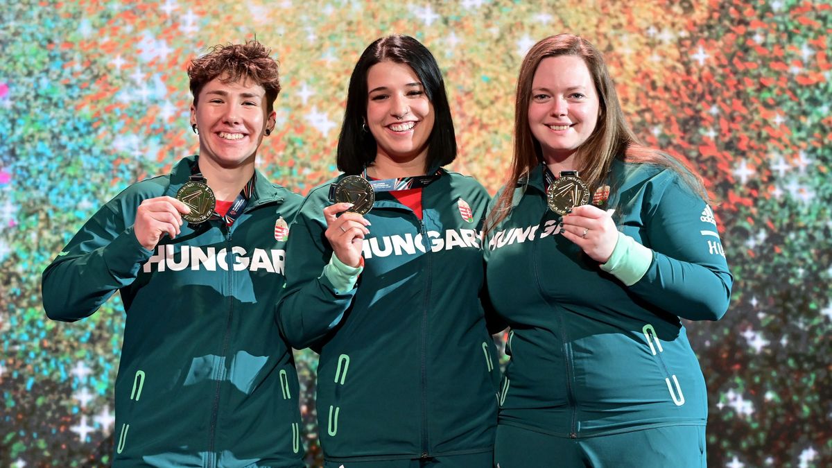 Aranyérmet nyert a magyar női pisztolyos csapat
