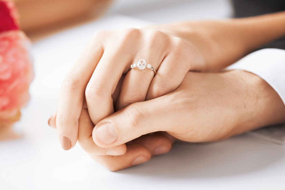 Picture,Of,Man,And,Woman,With,Wedding,Ring