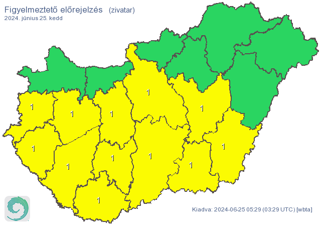 riasztás, felhőszakadás, zivatar