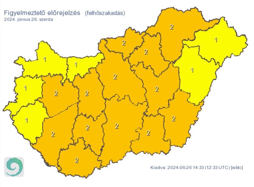 felhőszakadás, Bács-Kiskun, időjárás