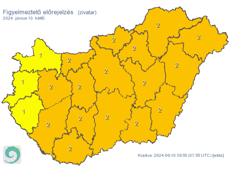 zivatar, eső, időjárás