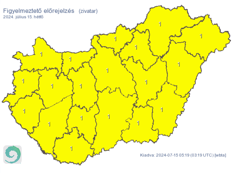 zivatar, eső, időjárás, Bács-Kiskun