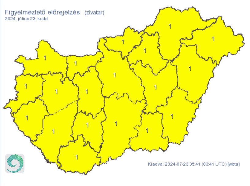 zivatar, riasztás, Bács-Kiskun