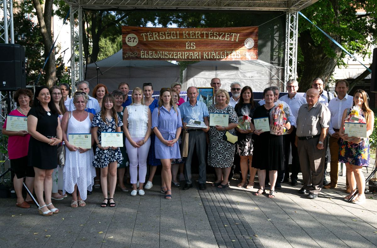 Térségi Kertészeti és Élelmiszeripari Kiállítás, Kecskemét, díjátadó