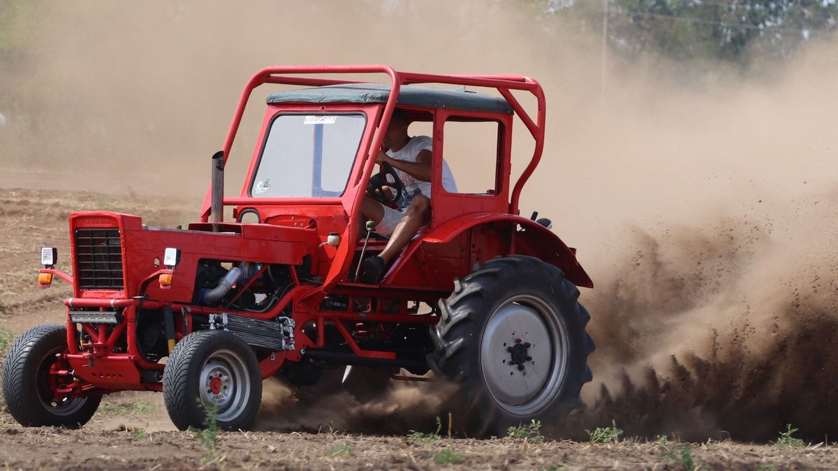 traktor, verseny, ünnep