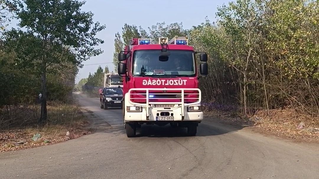 hulladékfeldolgozó, tűzeset, Kiskunhalas, katasztrófavédelem