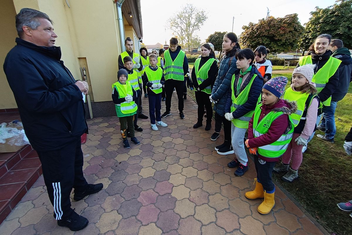 jubileumi nagytakarítás, Csólyospálos, hulladékgyűjtés, 