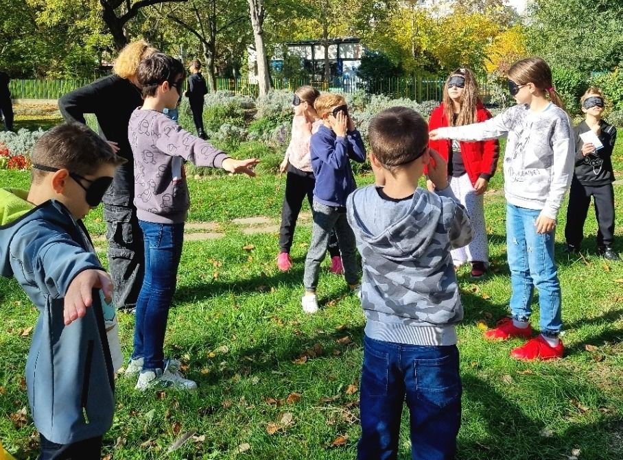 Rákóczi iskola, érzékelések kertje, kecskemét