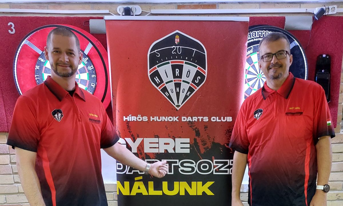 Szitás Gábor, Nagy Tamás, Hírös Hunok Suli Kupa, darts, 