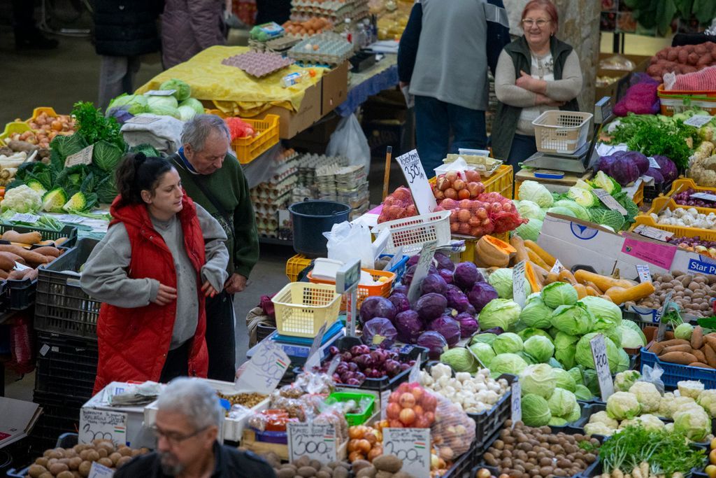 kecskeméti piac, vásárlás, zöldség