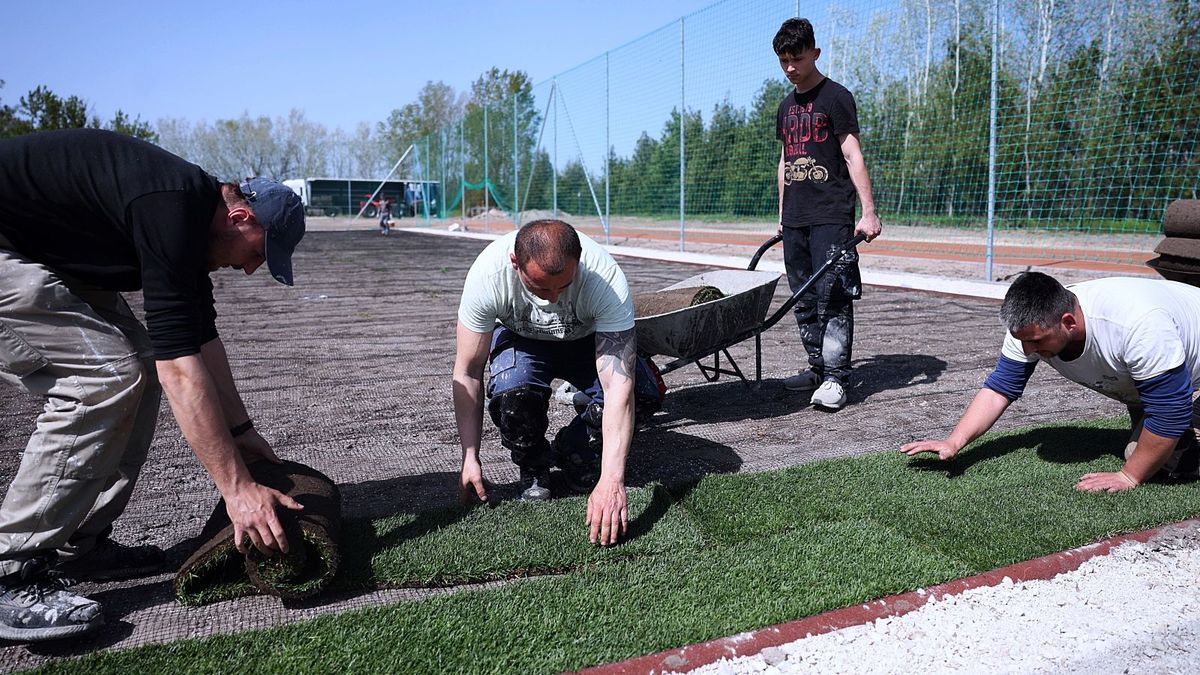 focipálya, sportpálya, beruházás