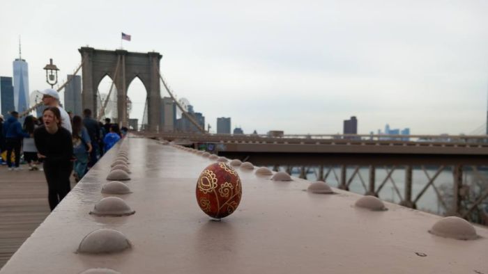 Magyar hímes tojások New Yorkban