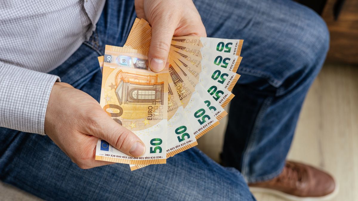 50 eurós bankjegyek,