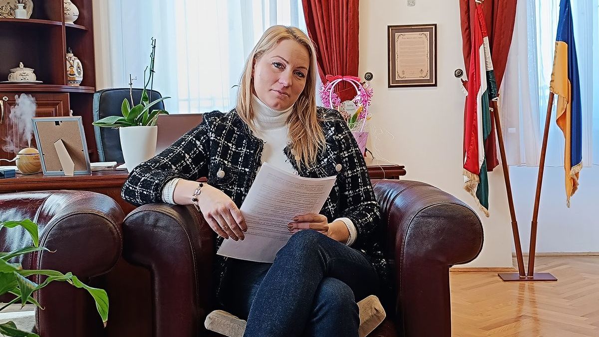 Dr Bari Bernadett polgármester, munkálatok, Baja