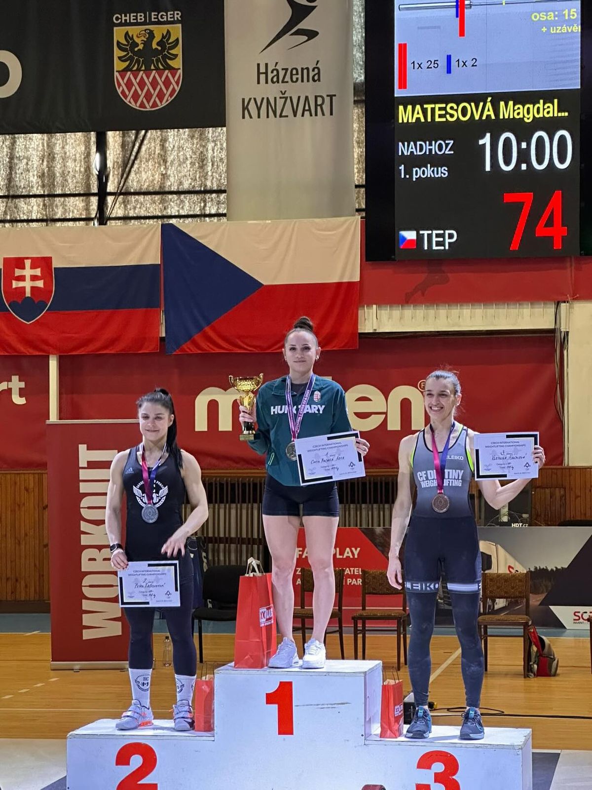 Árva Cintia, súlyemelés,