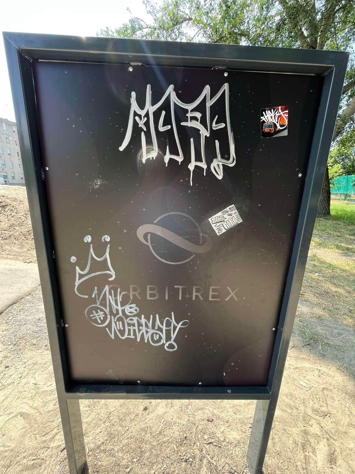 bajai pumpapálya, rongálás