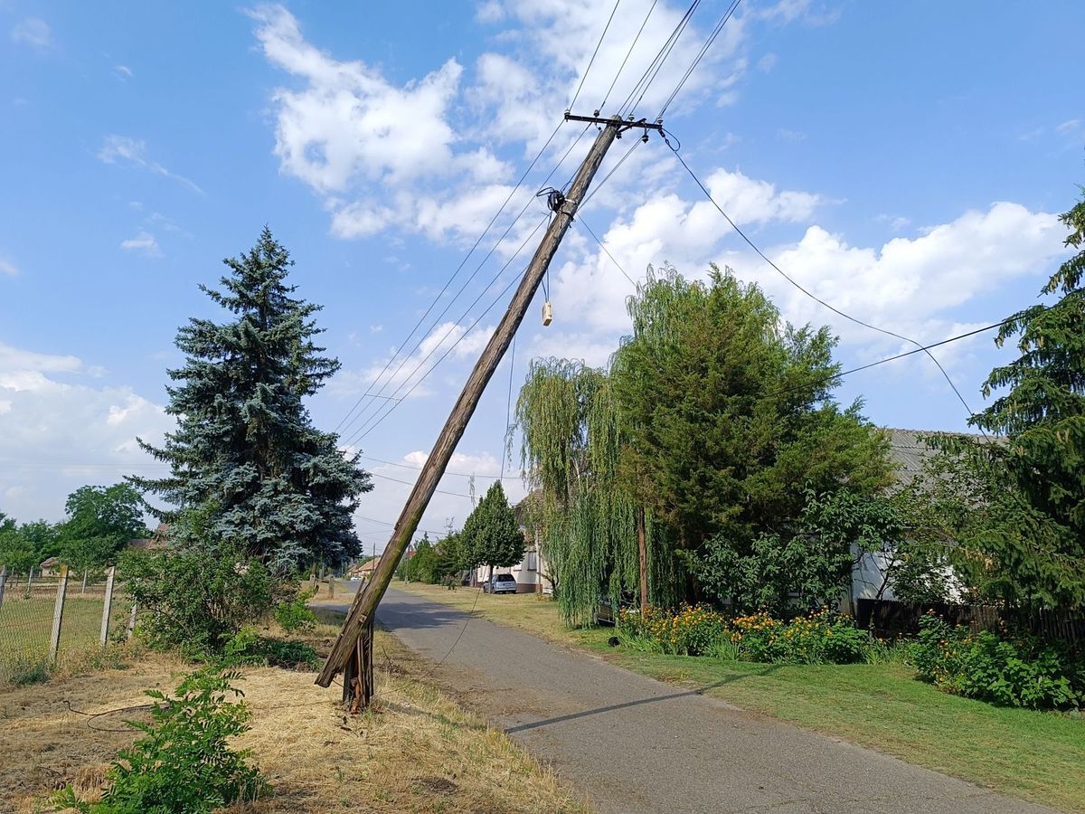 áramszolgáltatás, vihar