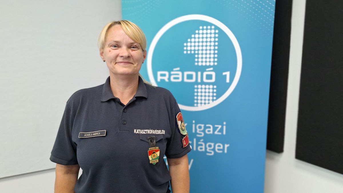 Kovács Andrea, a Bács-Kiskun Vármegyei Katasztrófavédelmi Igazgatóság szóvivője, lakástűz