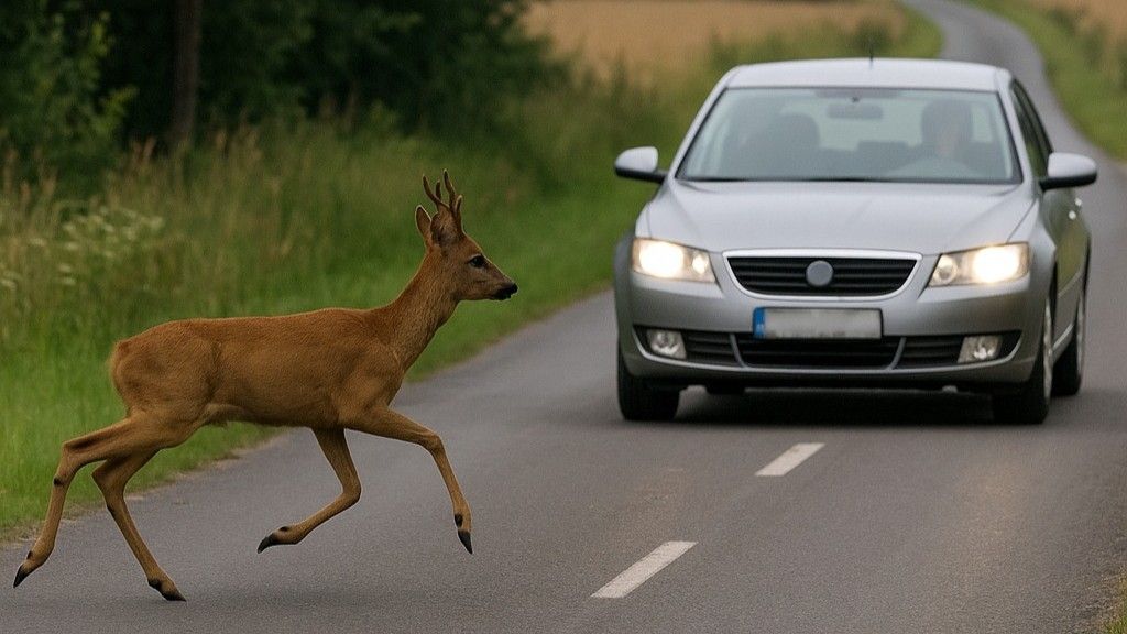 őzek párzási időszaka, vadveszély 