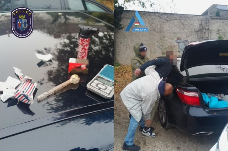 dílereket fogtak egy kecskeméti parkolóban